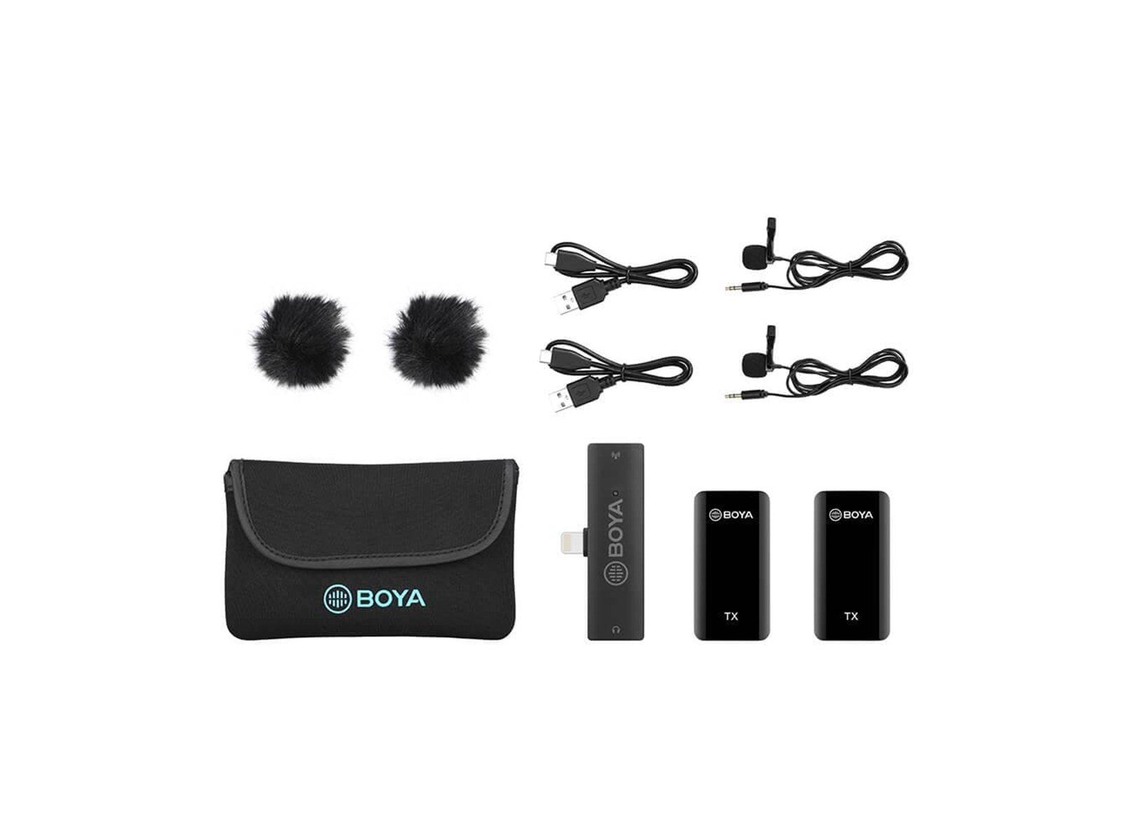 BOYA Wireless Microphone x2 BY-XM6-S4 Lightning BOYA Wireless Microphone x2 BY-XM6-S4 Lightning